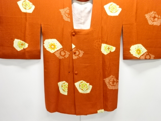 JAPANESE MICHIYUKI COAT / SHIBORI / FLOWER CREST